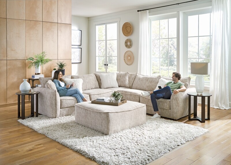 BUCKTOWN 3PC SECTIONAL - PARCHMENT