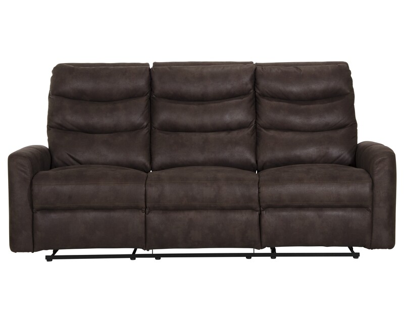 GILL RECLINING SOFA - CHOCOLATE