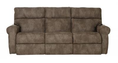 TRANQUILITY POWER RECLINING SOFA - PEWTER