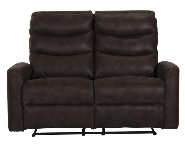 GILL RECLINING LOVESEAT - CHOCOLATE