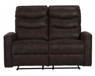 GILL RECLINING LOVESEAT - CHOCOLATE