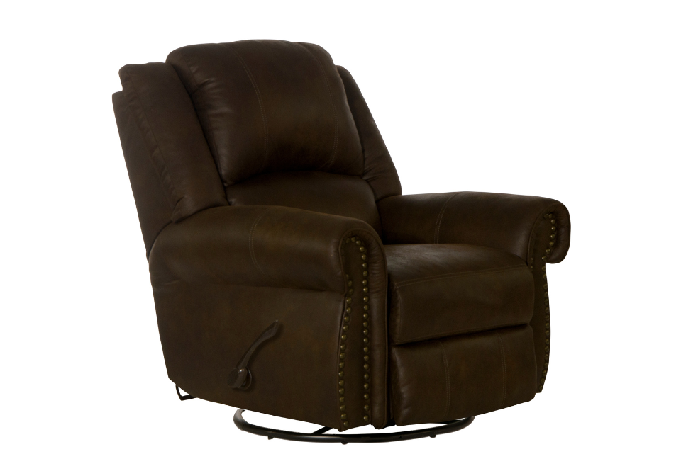 PICKETT SWIVEL ROCKER RECLINER - TOBACCO
