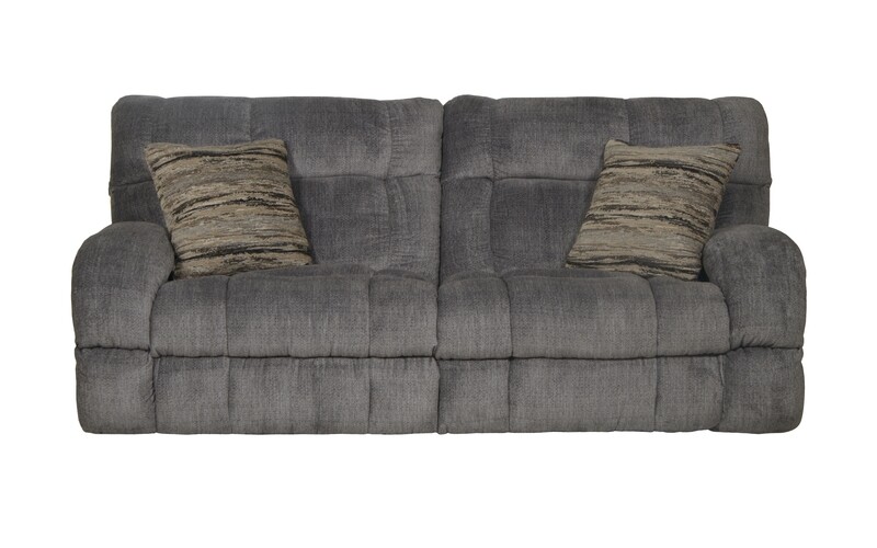 ASHLAND RECLINING SOFA - GRANITE