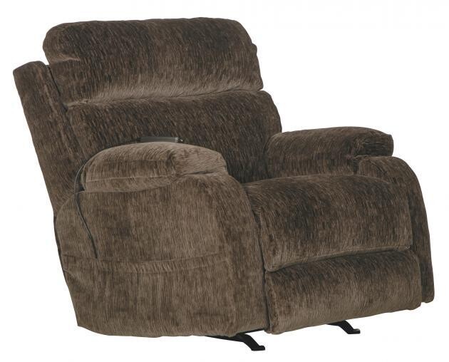 REFRESHER POWER HEADREST POWER ROCKER RECLINER W/CR3 HEAT/MSG/LUMBAR - MINK