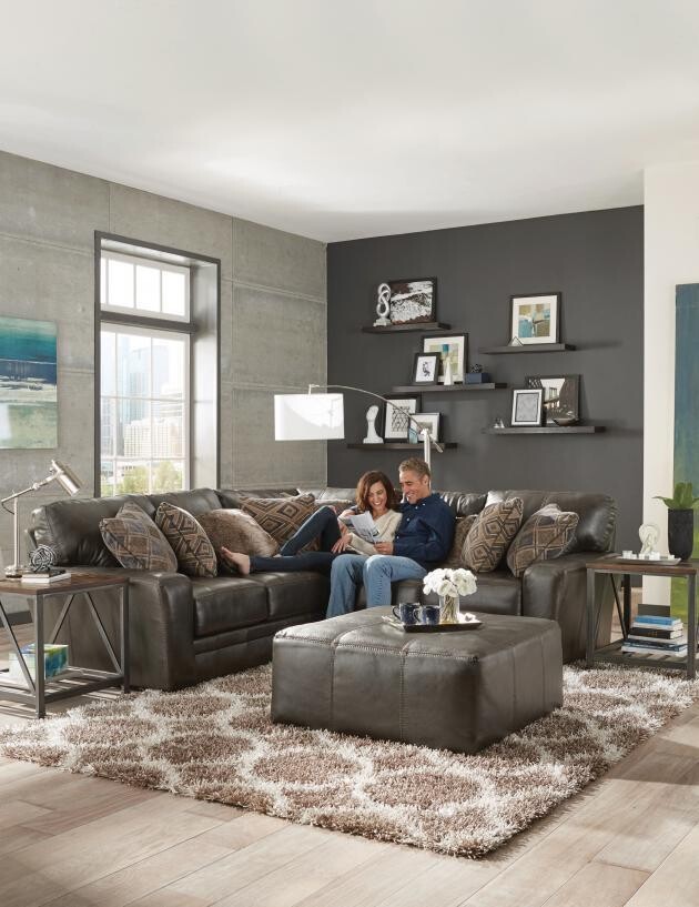DENALI 2PC MODULAR SECTIONAL (L-SOFA) - STEEL