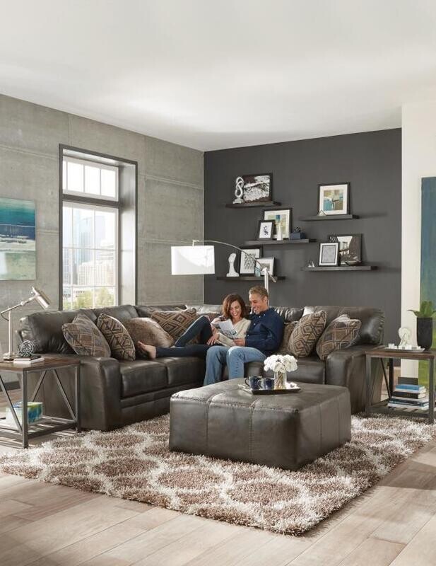 DENALI 2PC MODULAR SECTIONAL (L-SOFA) - STEEL