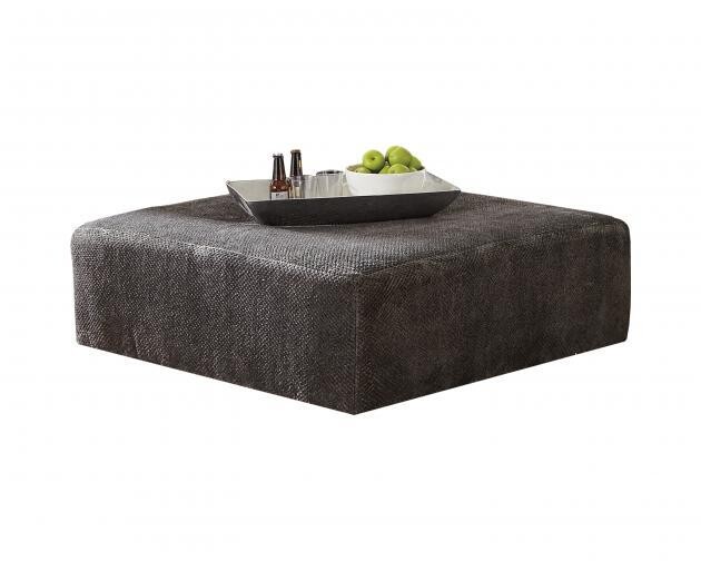 MAMMOTH 40” COCKTAIL OTTOMAN - SMOKE