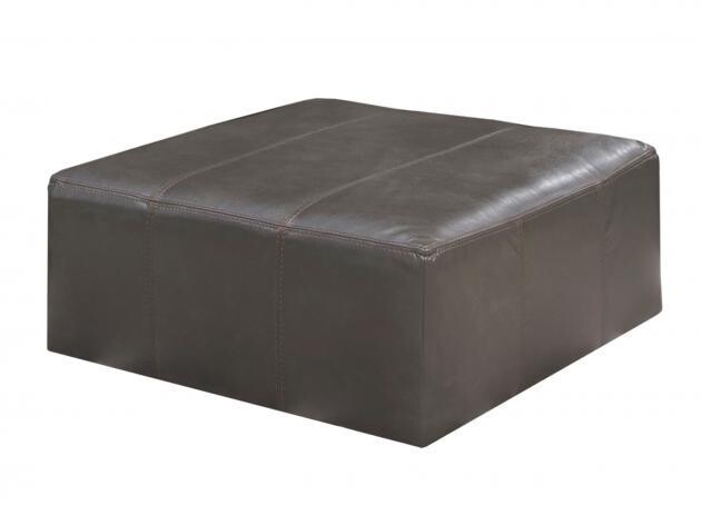 DENALI- 40” COCKTAIL OTTOMAN - STEEL