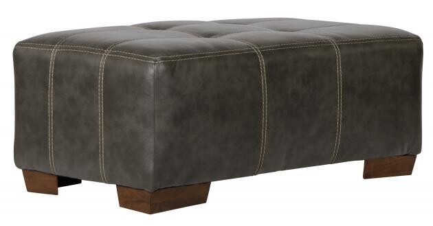 HUDSON OTTOMAN - STEEL