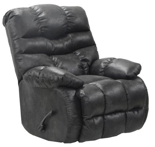 BERMAN CHAISE ROCKER RECLINER - STEEL