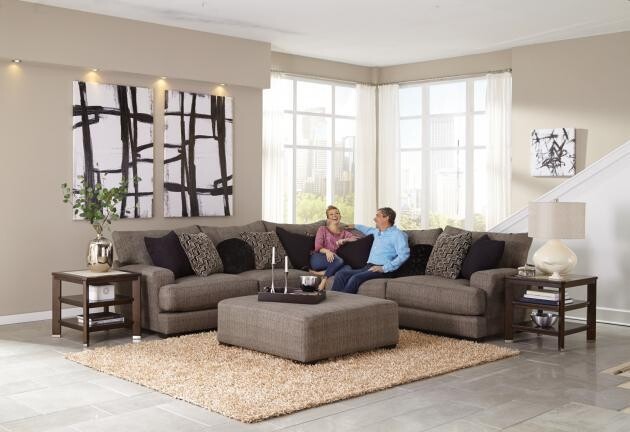 AVA 3PC SECTIONAL (2 SOFA 1 CORNER) - PEPPER