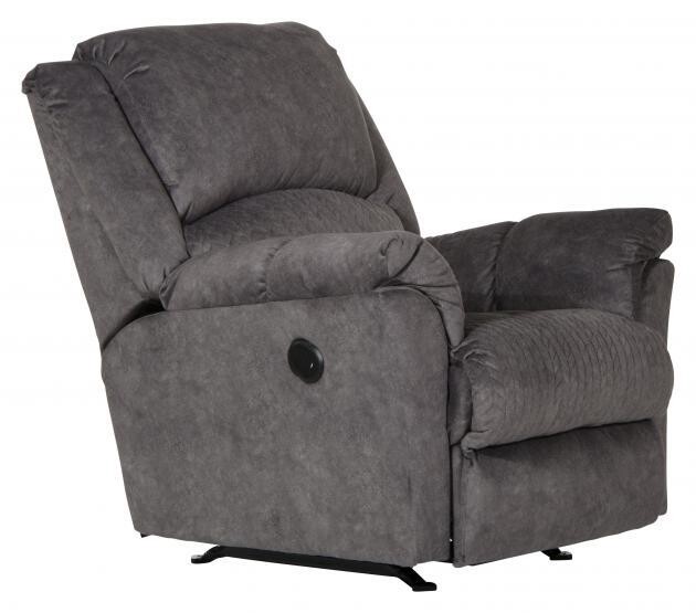 MALLOY POWER ROCKER RECLINER - GRAPHITE