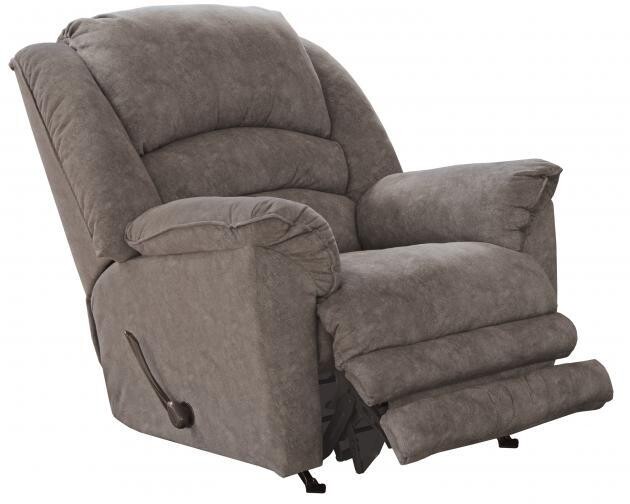 RIALTO BIG MAN CHAISE ROCKER RECLINER - STEEL