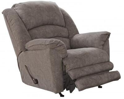 RIALTO BIG MAN CHAISE ROCKER RECLINER - STEEL