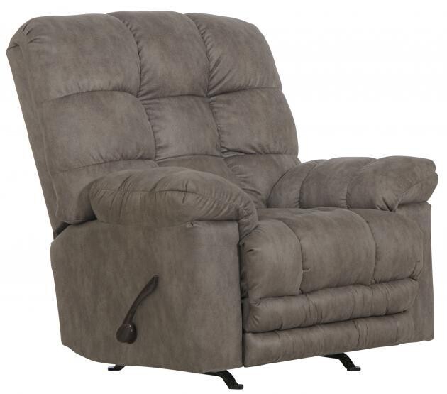 MACHADO BIG MAN CHAISE ROCKER RECLINER - CHARCOAL