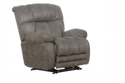 DAWKINS BIG MAN POWER LAY-FLAT RECLINER - CHARCOAL