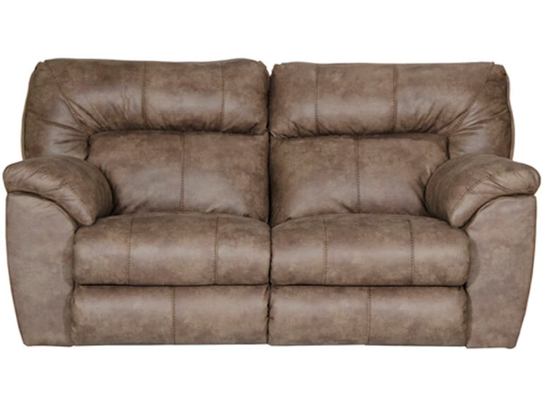 HOLLINS POWER RECLINING LOVESEAT - COFFEE