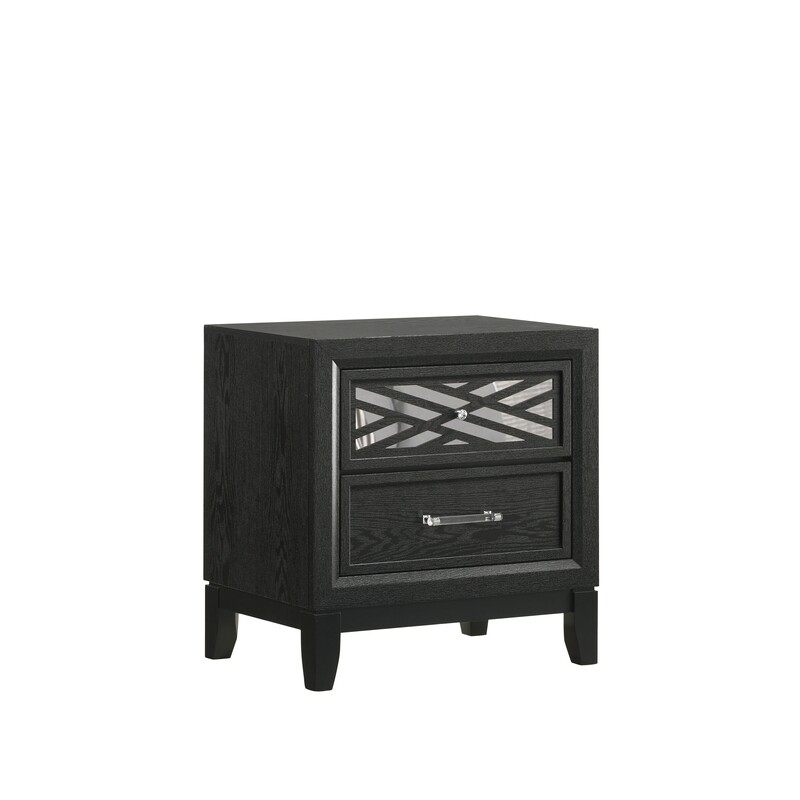 OBSIDIAN NIGHTSTAND - BLACK