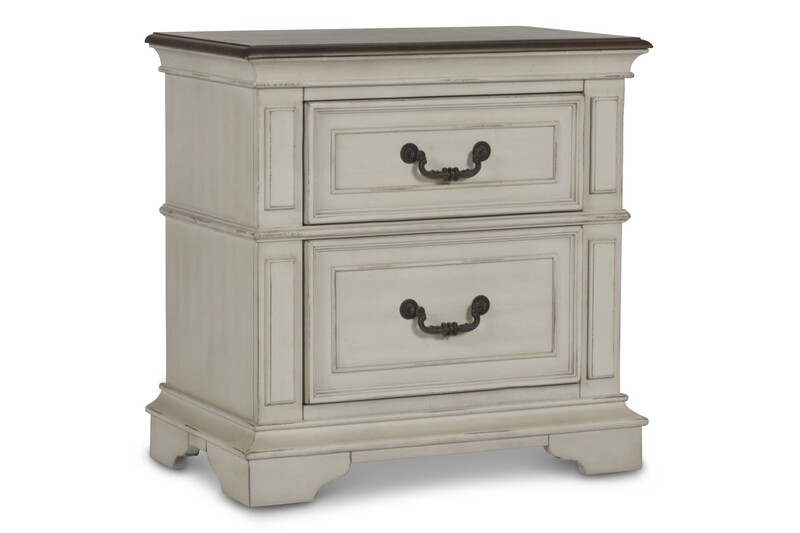 ANASTASIA NIGHTSTAND - WHITE