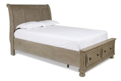 ALLEGRA KING BED-PEWTER