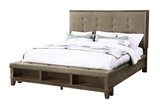 CAGNEY KING BED - VINTAGE GRAY