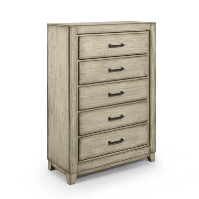 ASHLAND CHEST - RUSTIC WHITE (DISC)