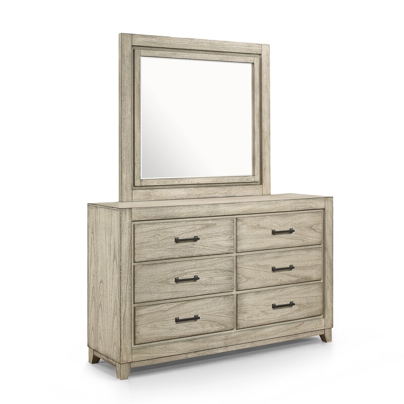 ASHLAND DRESSER - RUSTIC WHITE (DISC)