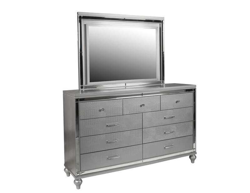 VALENTINO II DRESSER - SILVER