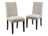 CRISPIN DINING CHAIR- NATURAL BEIGE