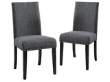 CRISPIN DINING CHAIR- GRANITE GRAY