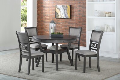 GIA DINING 5 PC SET - GRAY