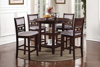 GIA COUNTER DINING 5 PC SET - CHERRY