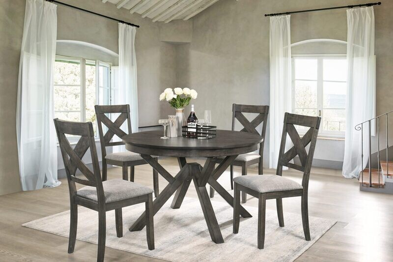 GULLIVER ROUND TABLE &amp; 4 CHAIRS 5 PC SET
