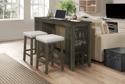 CHURON GATHERING TABLE &amp; 2 CHAIRS 3 PC SET (DISC)