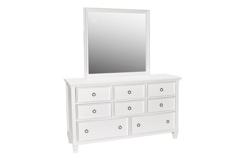 TAMARACK MIRROR - WHITE