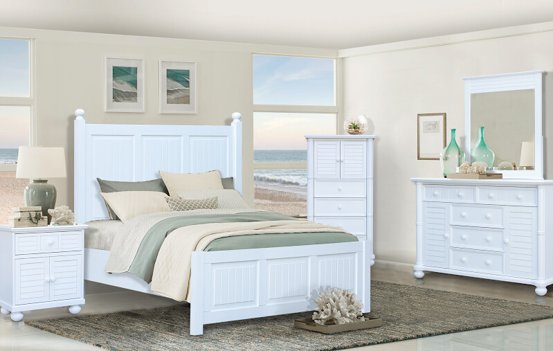 BEACHFRONT KING 5 PC SET - PURE WHITE