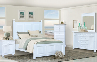 BEACHFRONT KING 5 PC SET - PURE WHITE