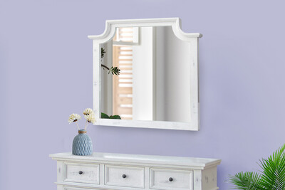 CHARLESTON MIRROR - COTTAGE WHITE