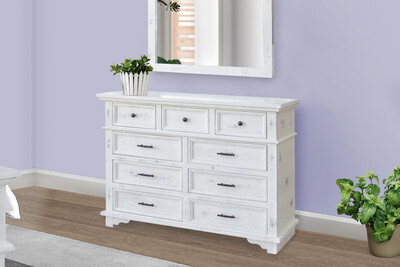 CHARLESTON DRESSER - COTTAGE WHITE