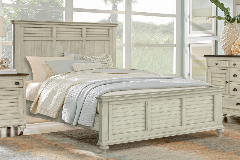 BROCKTON QUEEN BED - FALL WHEAT
