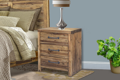 NORTHWOOD NIGHTSTAND (DRAWERS) - DURANGO WHEAT