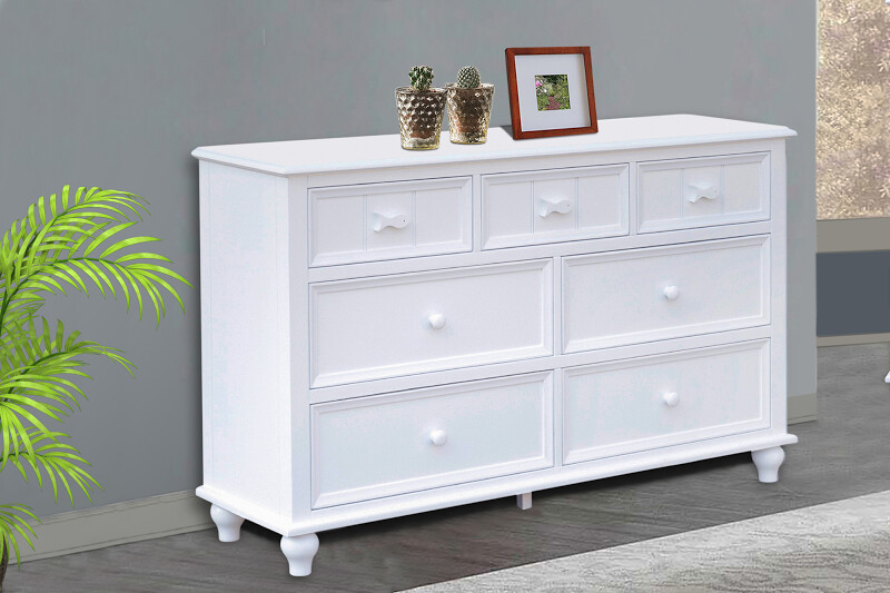 FISHTAILS DRESSER - WHITE