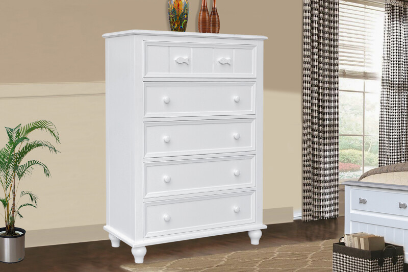 FISHTAILS CHEST - WHITE