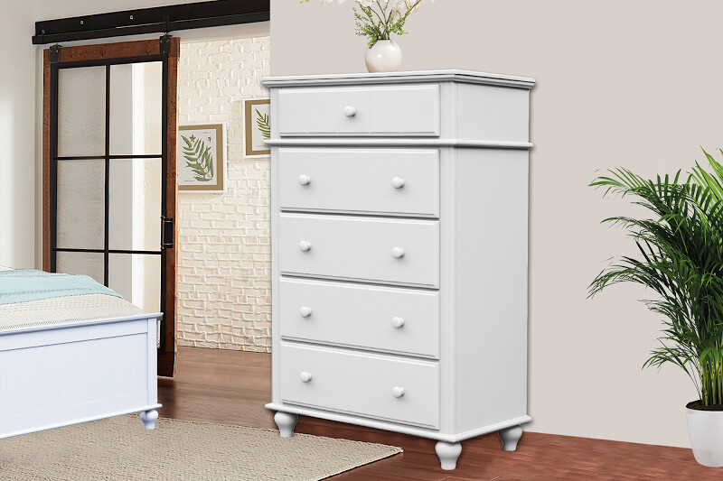 ABACOA CHEST - WHITE