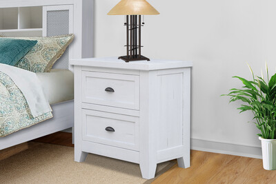 BROOKFIELD NIGHTSTAND (POWER) - VINTAGE WHITE