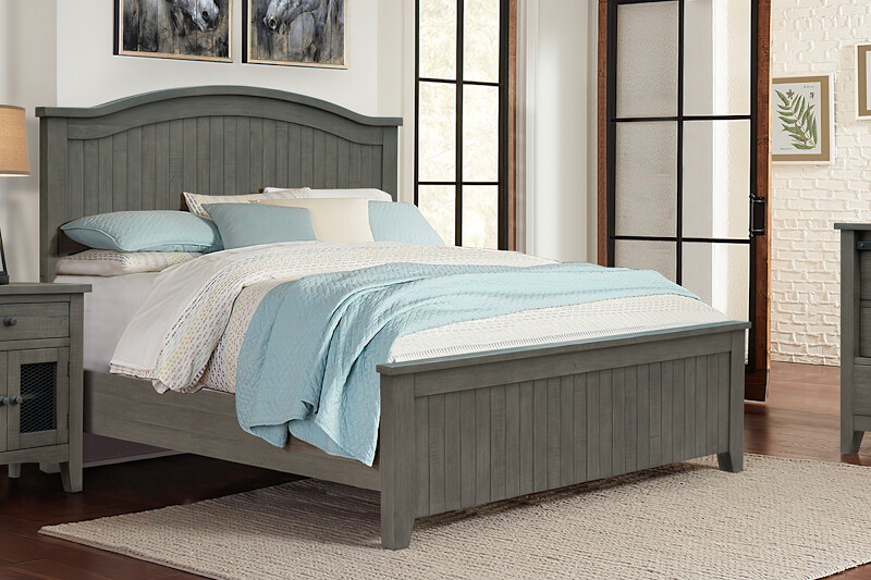 STOCKTON QUEEN BED- ANTIQUE ASH