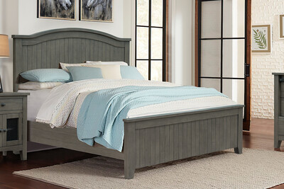 STOCKTON QUEEN BED- ANTIQUE ASH