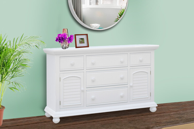 CAPE COD TRIPLE DRESSER - WHITE