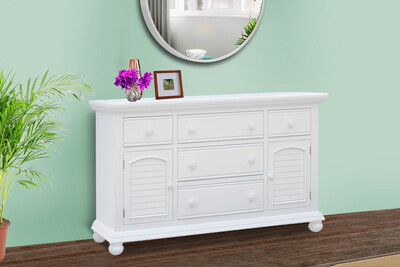 CAPE COD TRIPLE DRESSER - WHITE