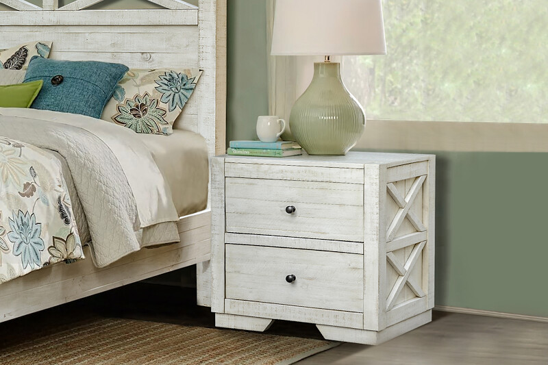 CRESCENT NIGHTSTAND W/ USB